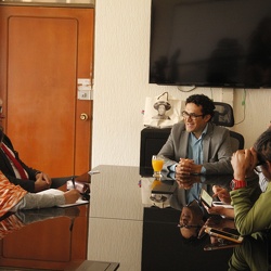 VISITA DEL RECTOR UNIVERSIDAD UNAE